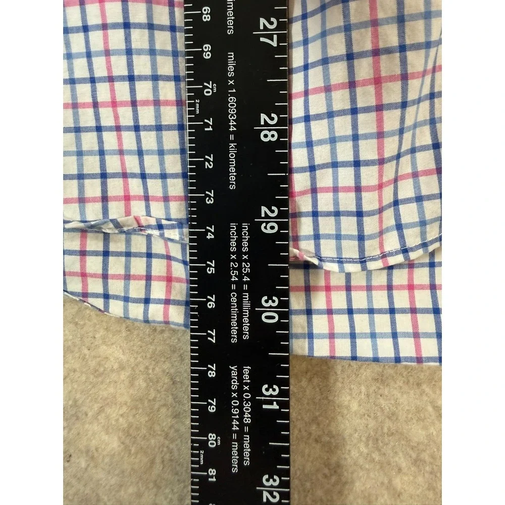 Ralph Lauren PONY Button Down‎ Shirt M Multi Color Classic Fit Cotton Stretch